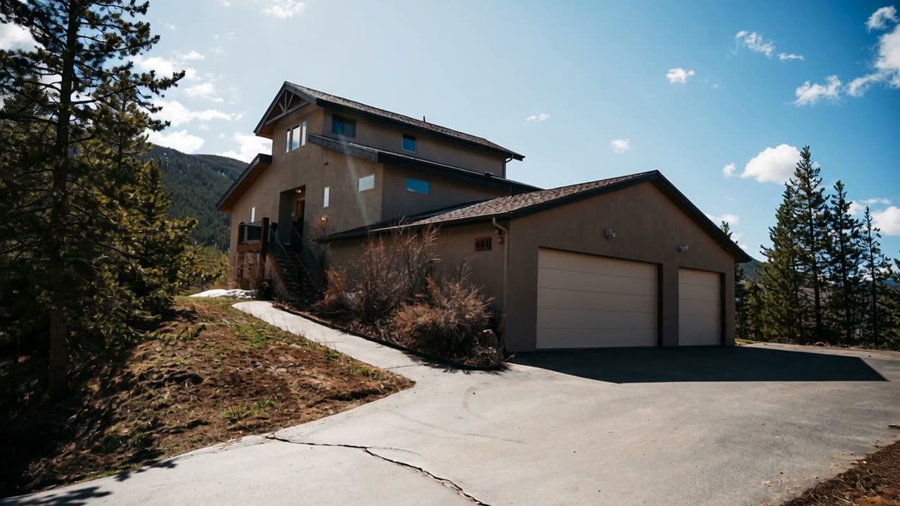 Hillside home with mountain views, Summit County, CO